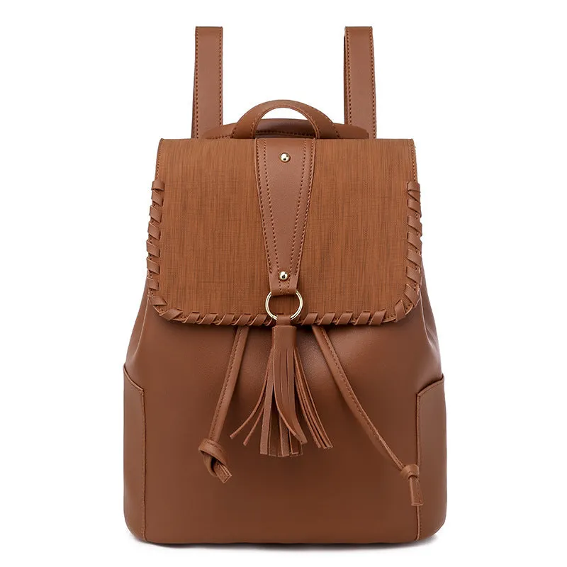 Fashion Tassel Women's Backpack