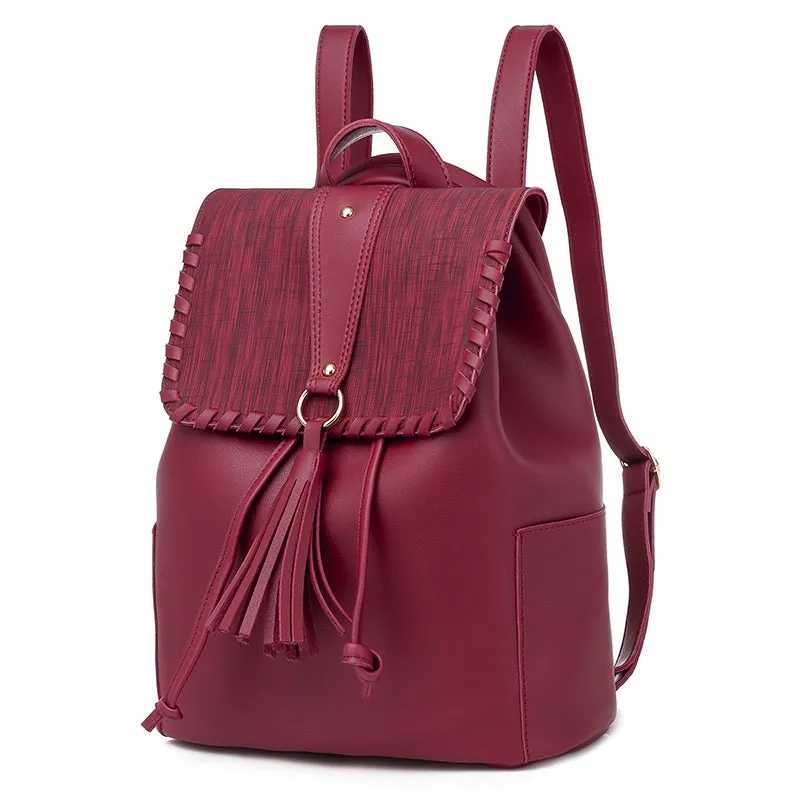 Fashion Tassel Women's Backpack