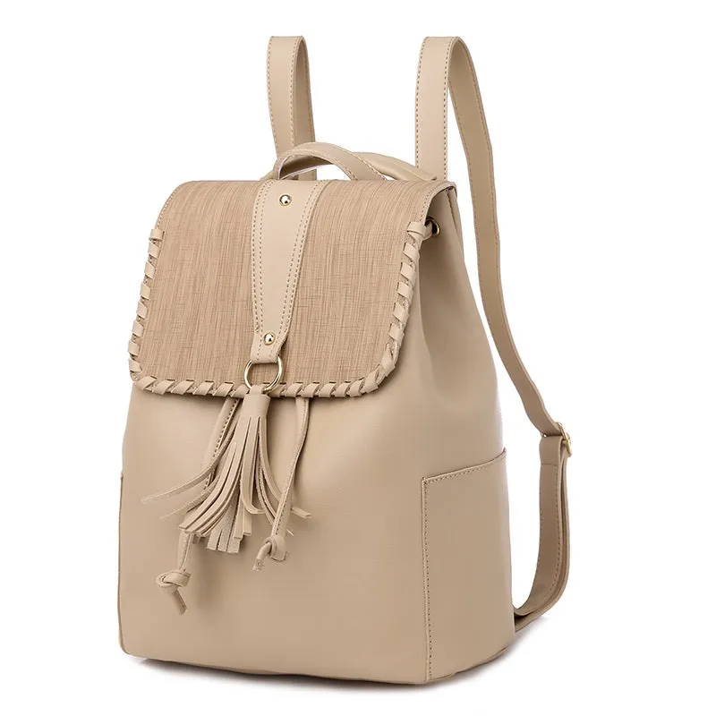 Fashion Tassel Women's Backpack