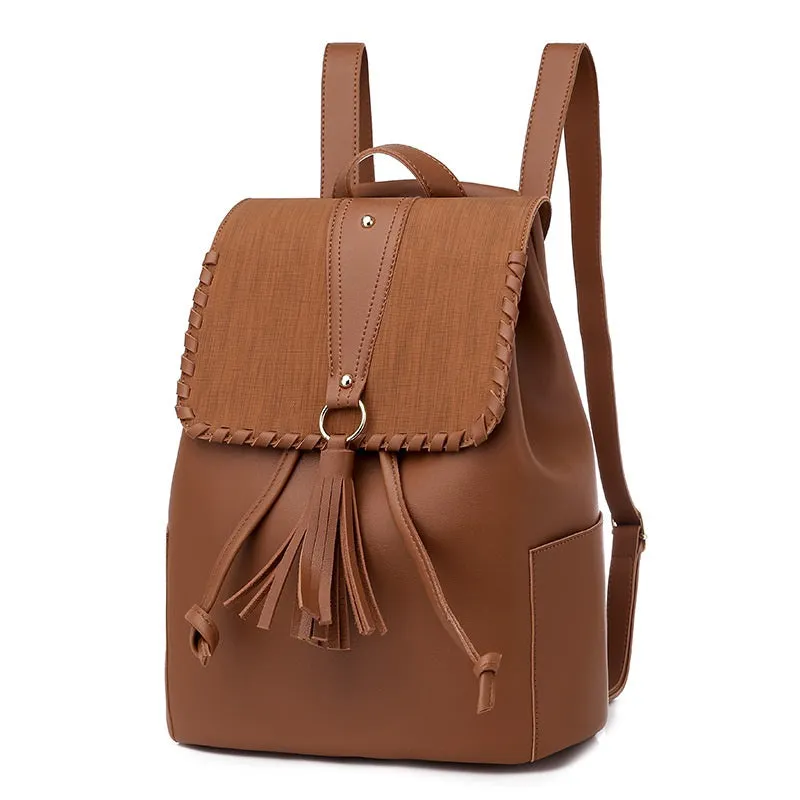 Fashion Tassel Women's Backpack