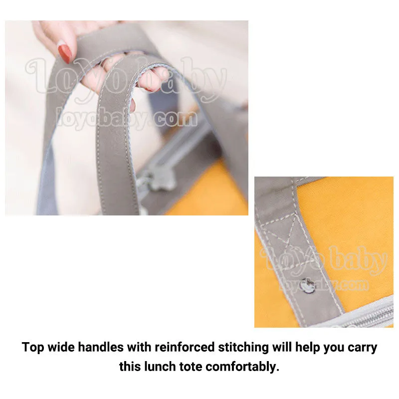 Fashionable Tote Lunch Bag For Women With Easy Open Top