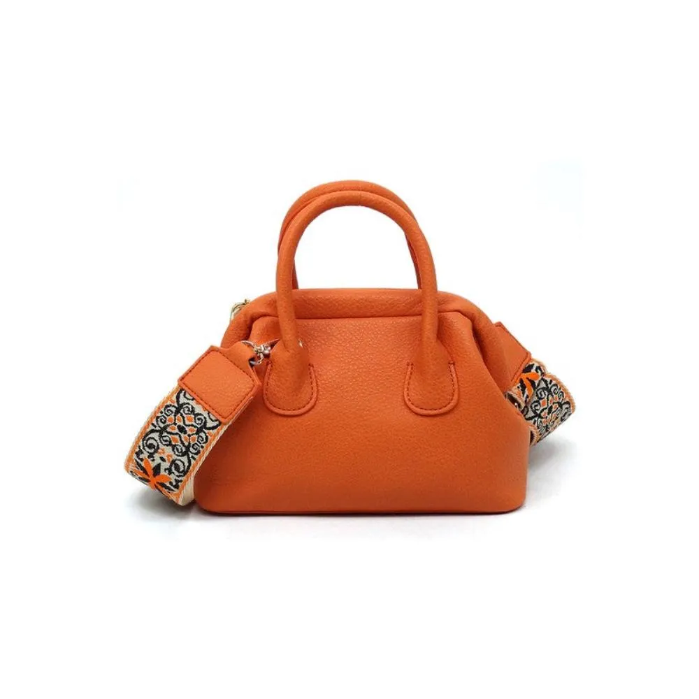 FASHNZFAB Spring Frame Doctors Satchel Crossbody Bag