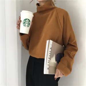 [@fatty_side] "CHIC RETRO TURTLENECK" PULLOVER KNIT TOP K090801REVIEW