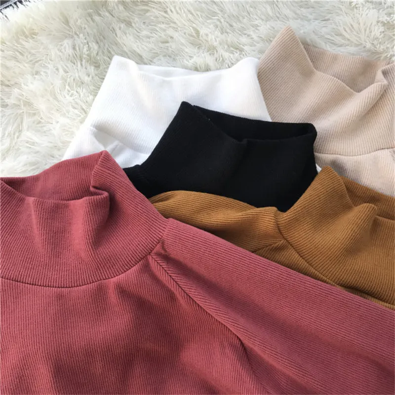 [@fatty_side] "CHIC RETRO TURTLENECK" PULLOVER KNIT TOP K090801REVIEW