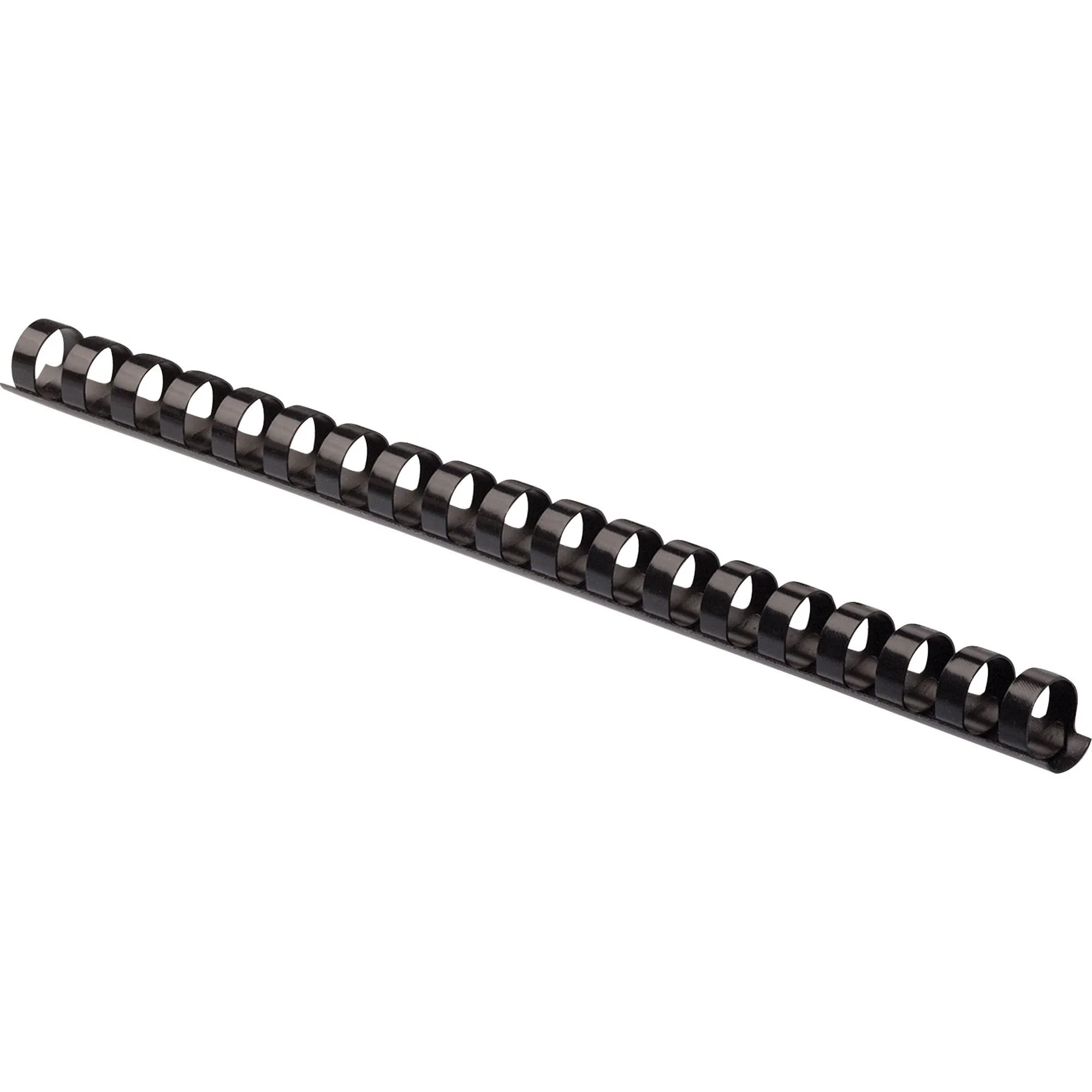 Fellowes Plastic Combs - Round Back 5/8" 120 sheets Black 25 pk