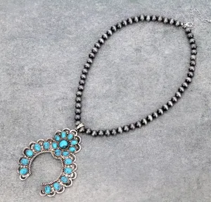 Fiona Fashion Navajo Necklace with Naja Pendant