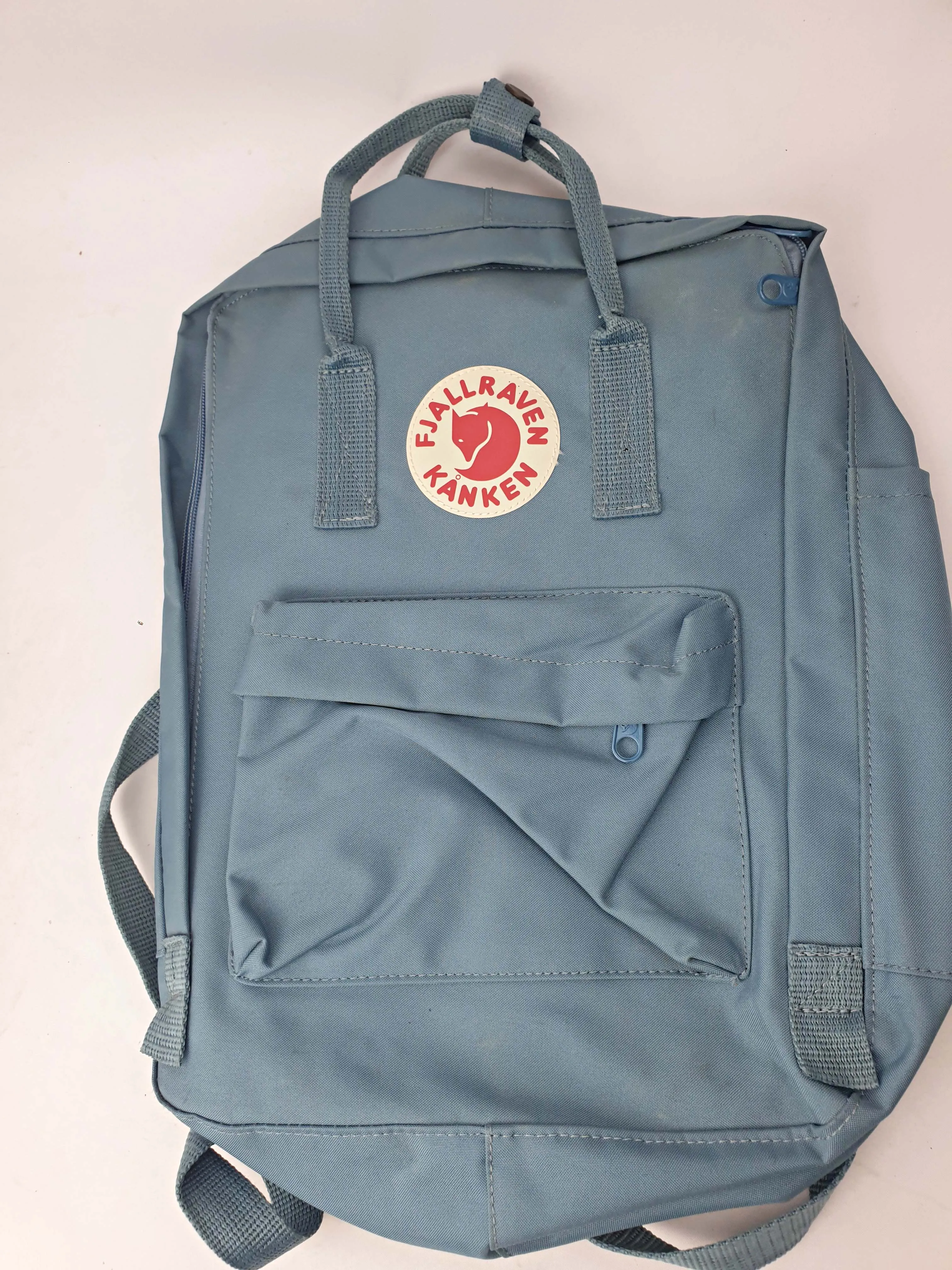 Fjallraven Kanken medium blue backpack