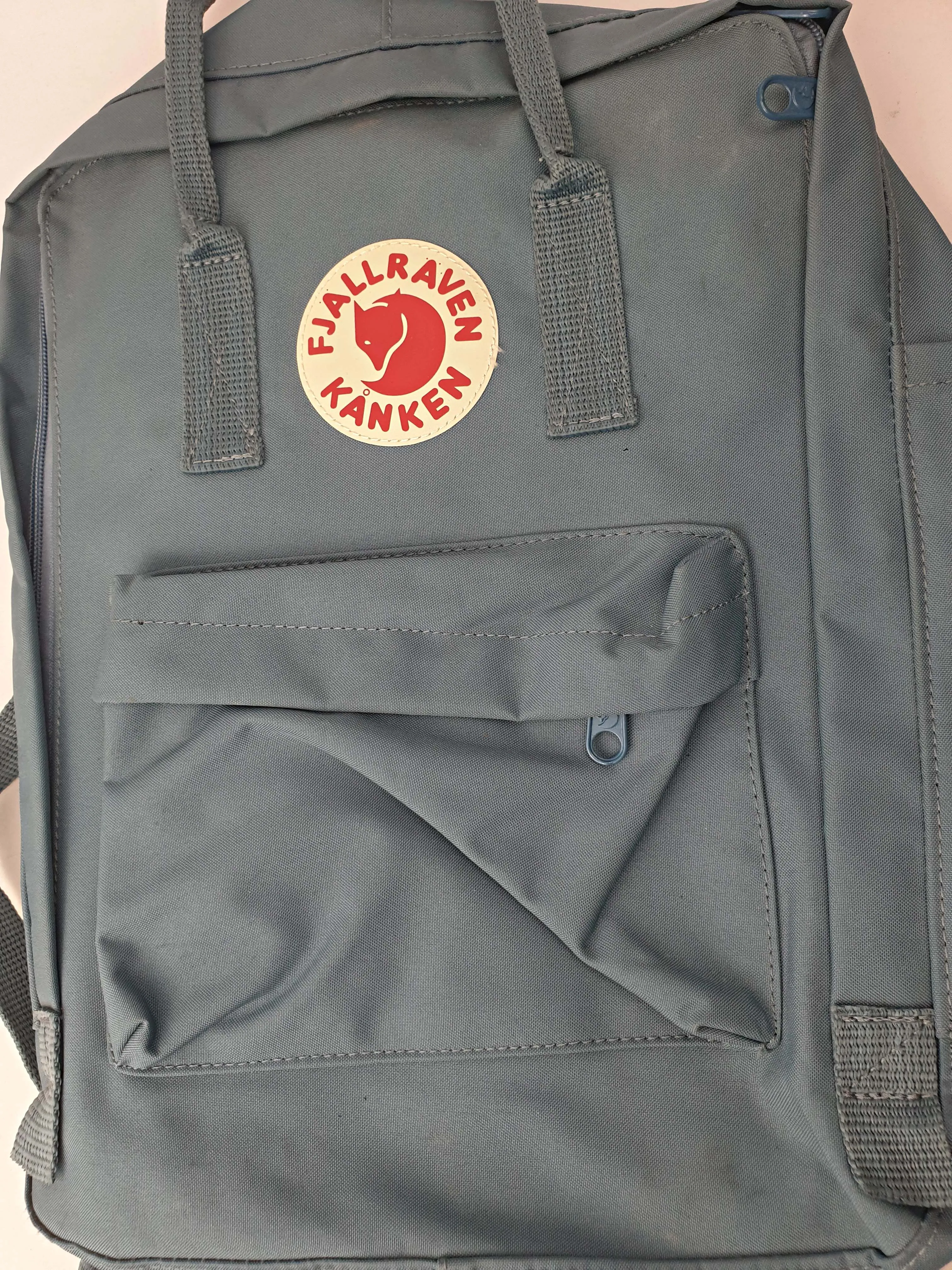 Fjallraven Kanken medium blue backpack