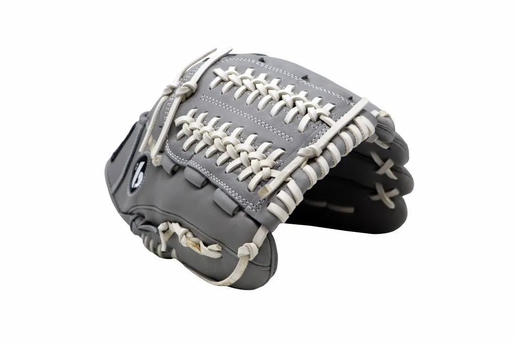 FL-120 high quality, leather baseball glove, infield/outfield / pitcher 12, light grey