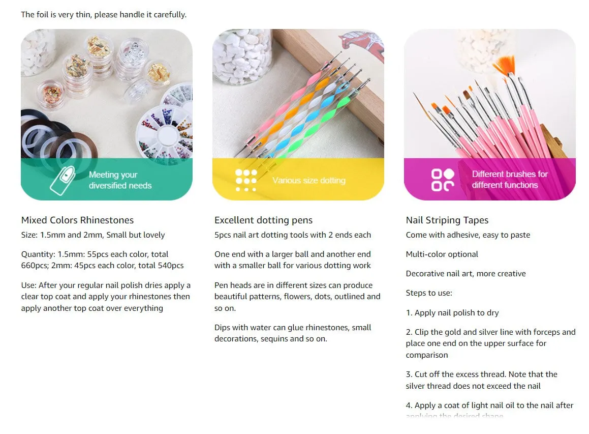 Fofosbeauty Nail art Designer package