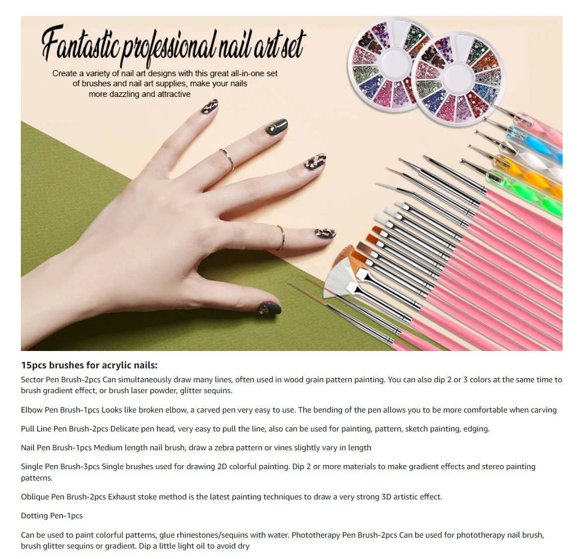 Fofosbeauty Nail art Designer package