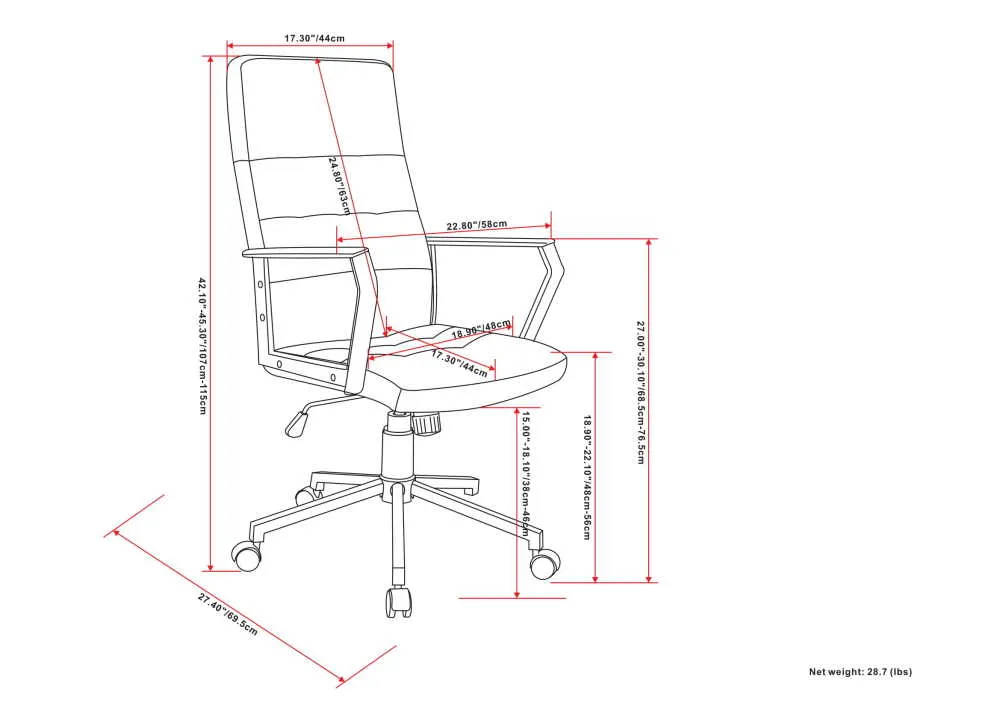 Foley Swivel Office Chair