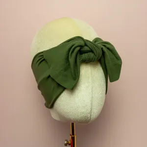 Foliage Solid Top Knot Headband