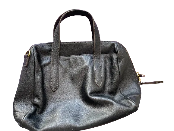 Fossil Black Leather Satchel