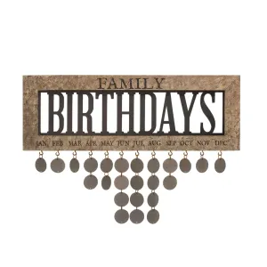 Framed Family Birthday