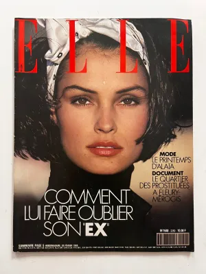 French Elle Magazine - 20 février 1989 - n.2250