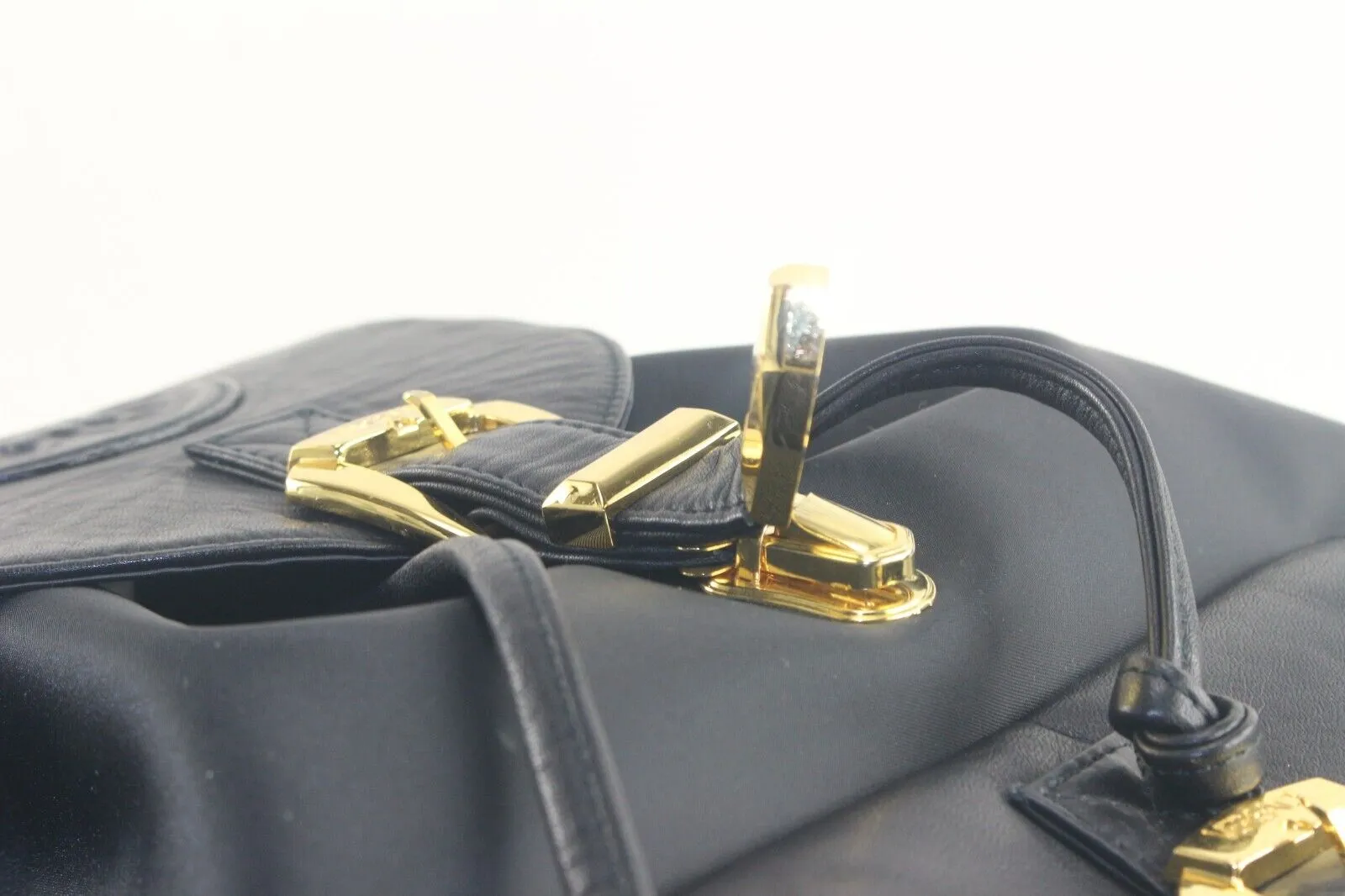 Gianni Versace Leather Backpack 2GV918K