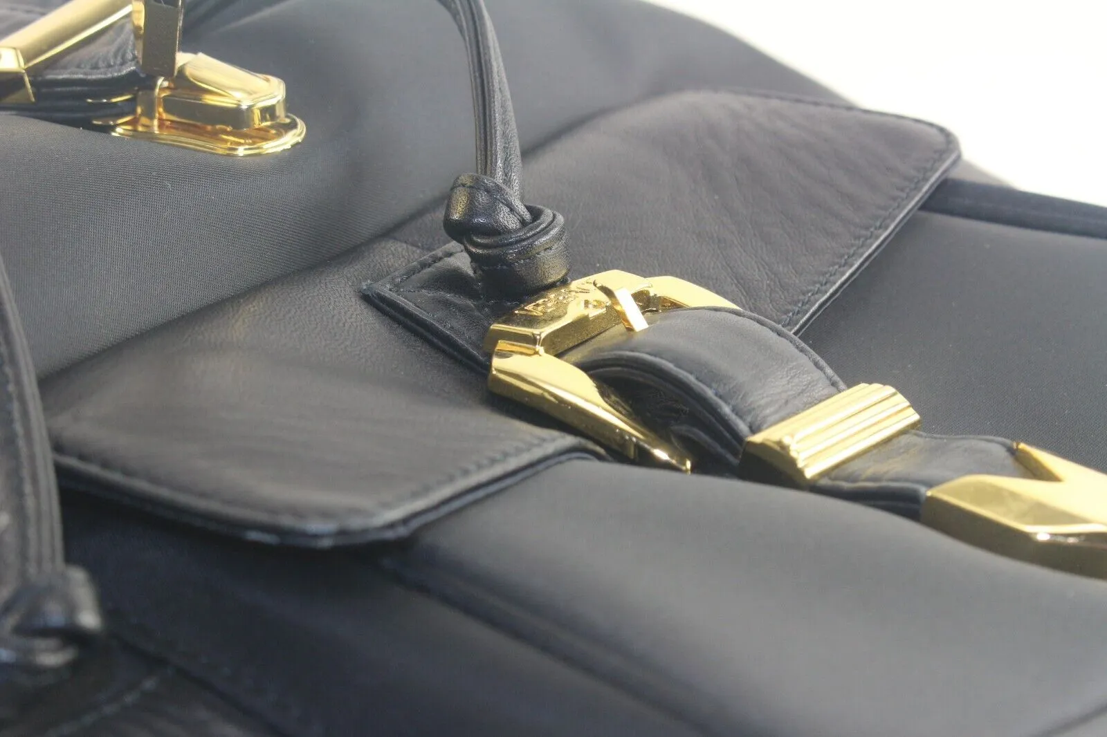Gianni Versace Leather Backpack 2GV918K