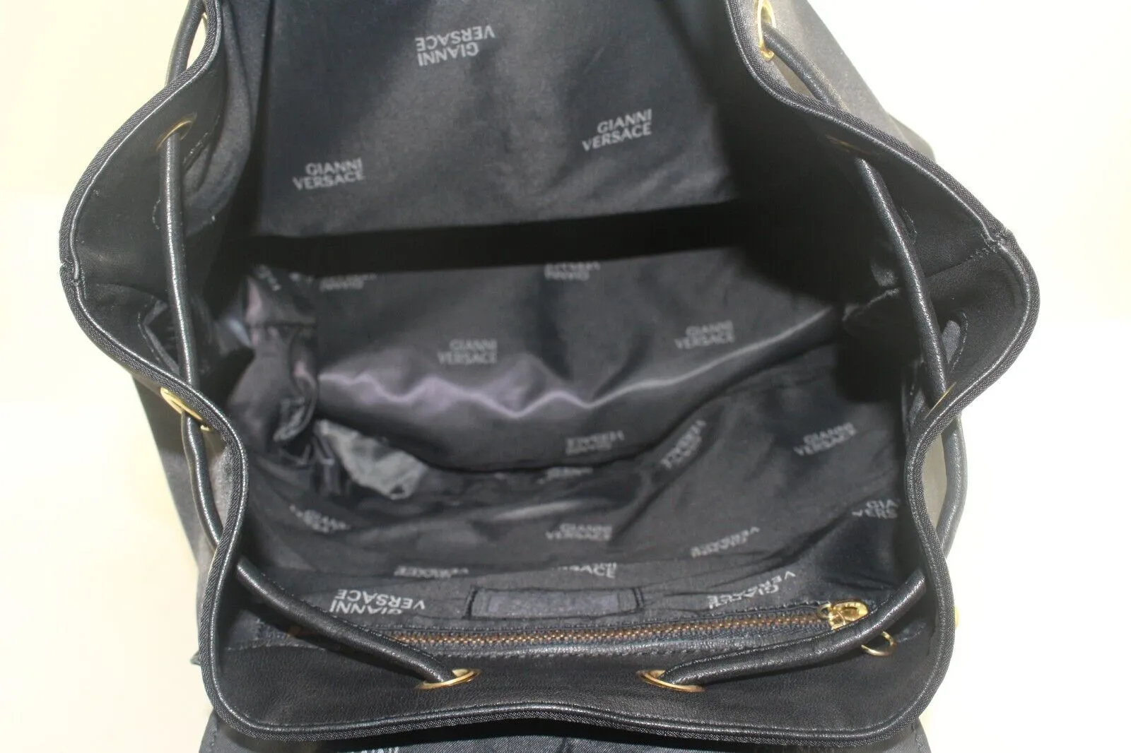 Gianni Versace Leather Backpack 2GV918K