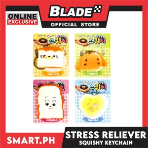 Gifts Keychain, Squishy Stress Reliever 12713 (Assorted Designs)
