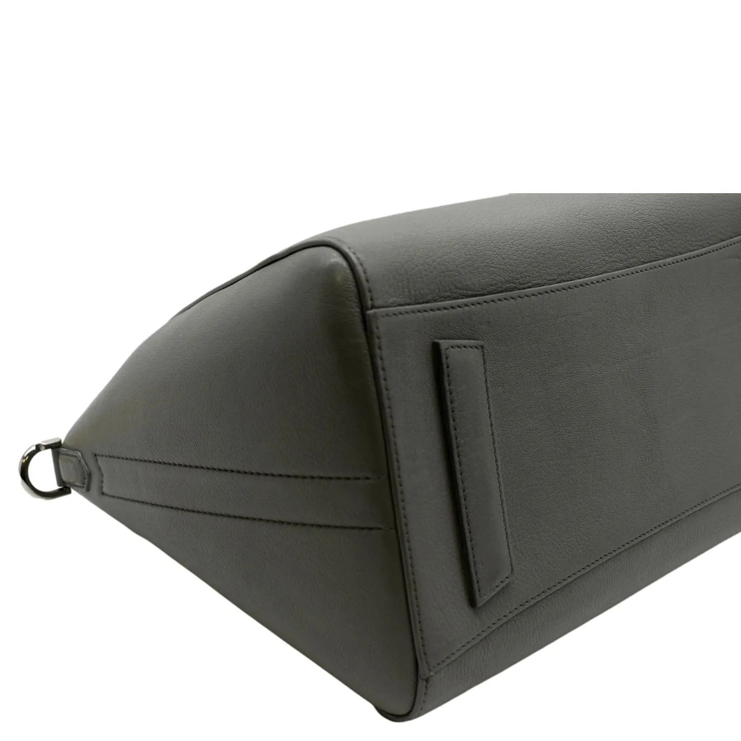 GIVENCHY Antigona Medium Calfskin Leather Shoulder Bag Gray