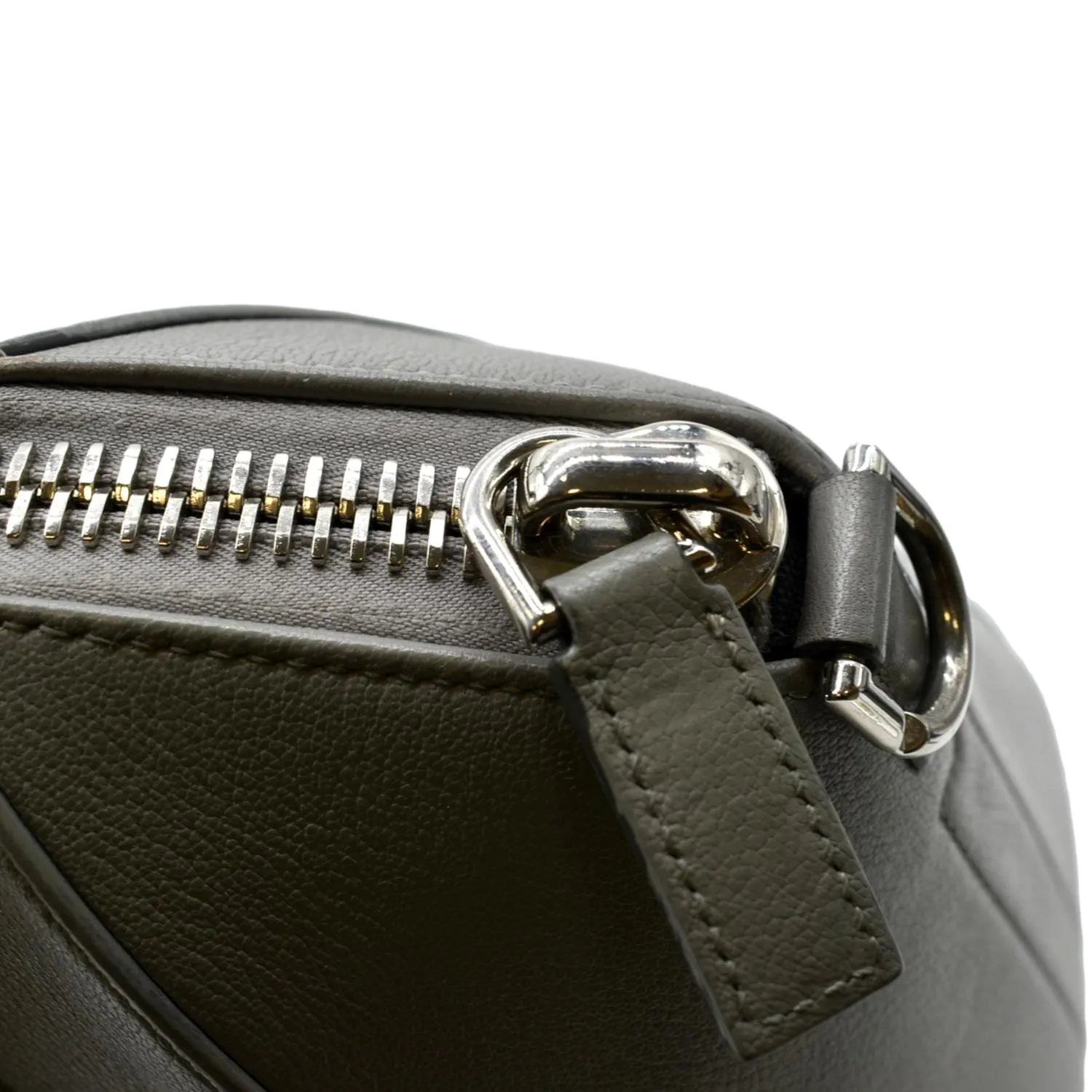 GIVENCHY Antigona Medium Calfskin Leather Shoulder Bag Gray