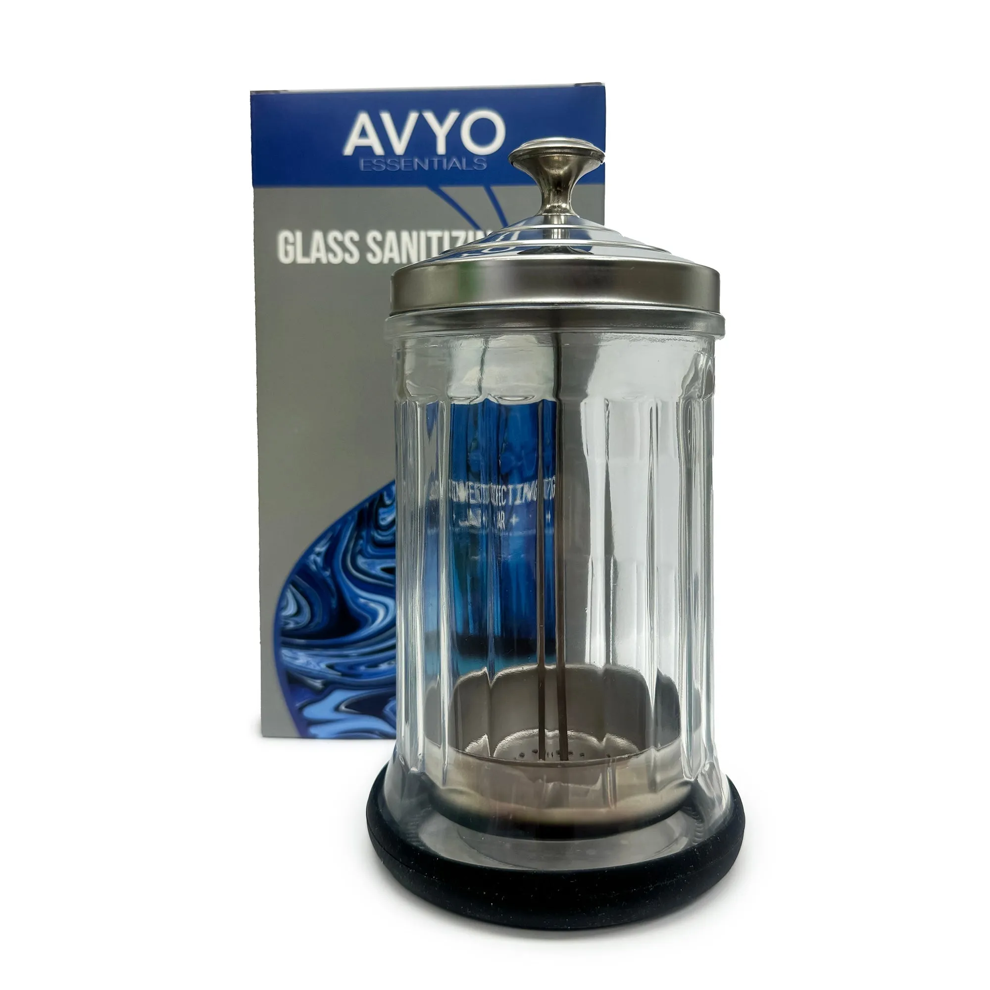 Glass Sanitizing Jar | 21 fl.oz. | AVYO