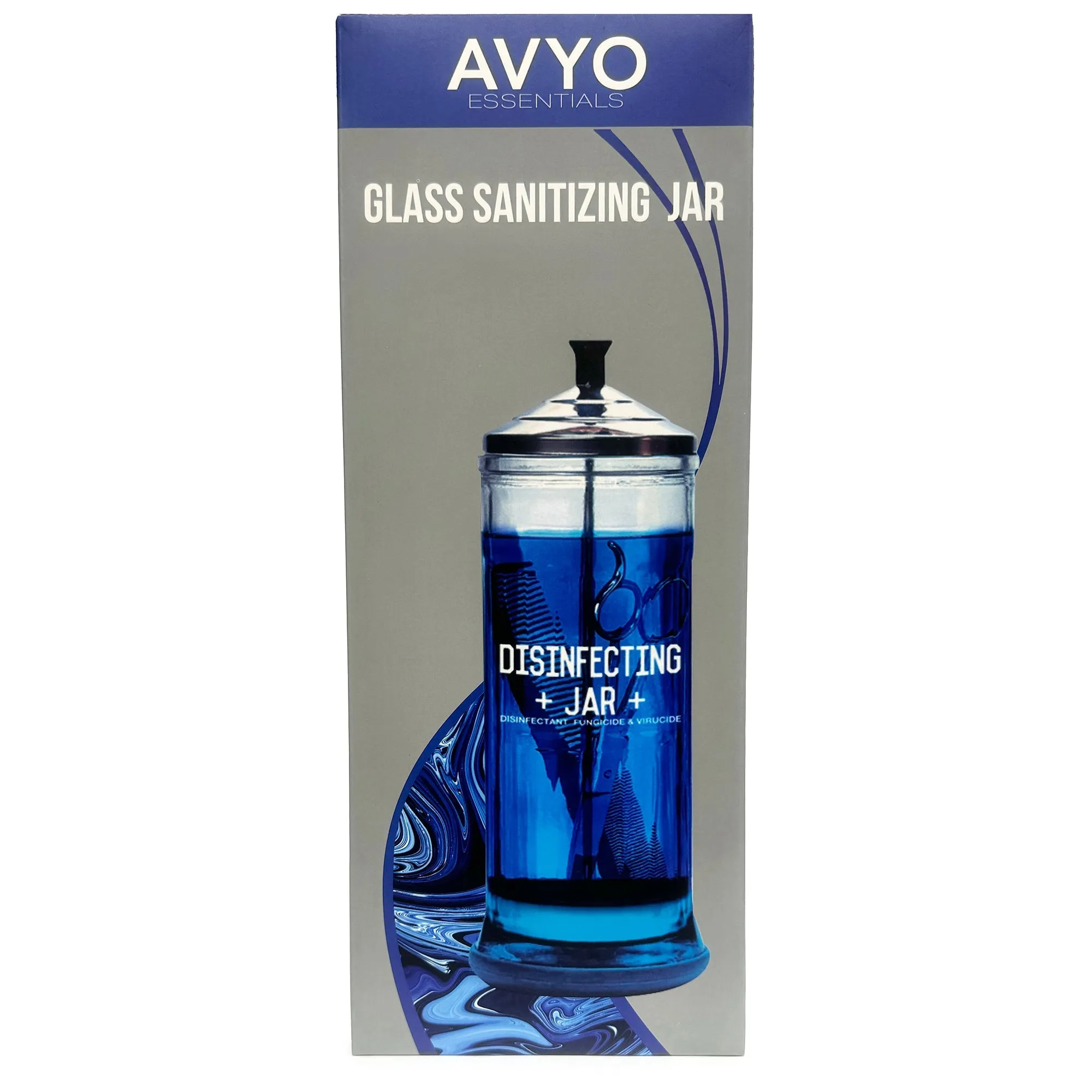 Glass Sanitizing Jar | 21 fl.oz. | AVYO