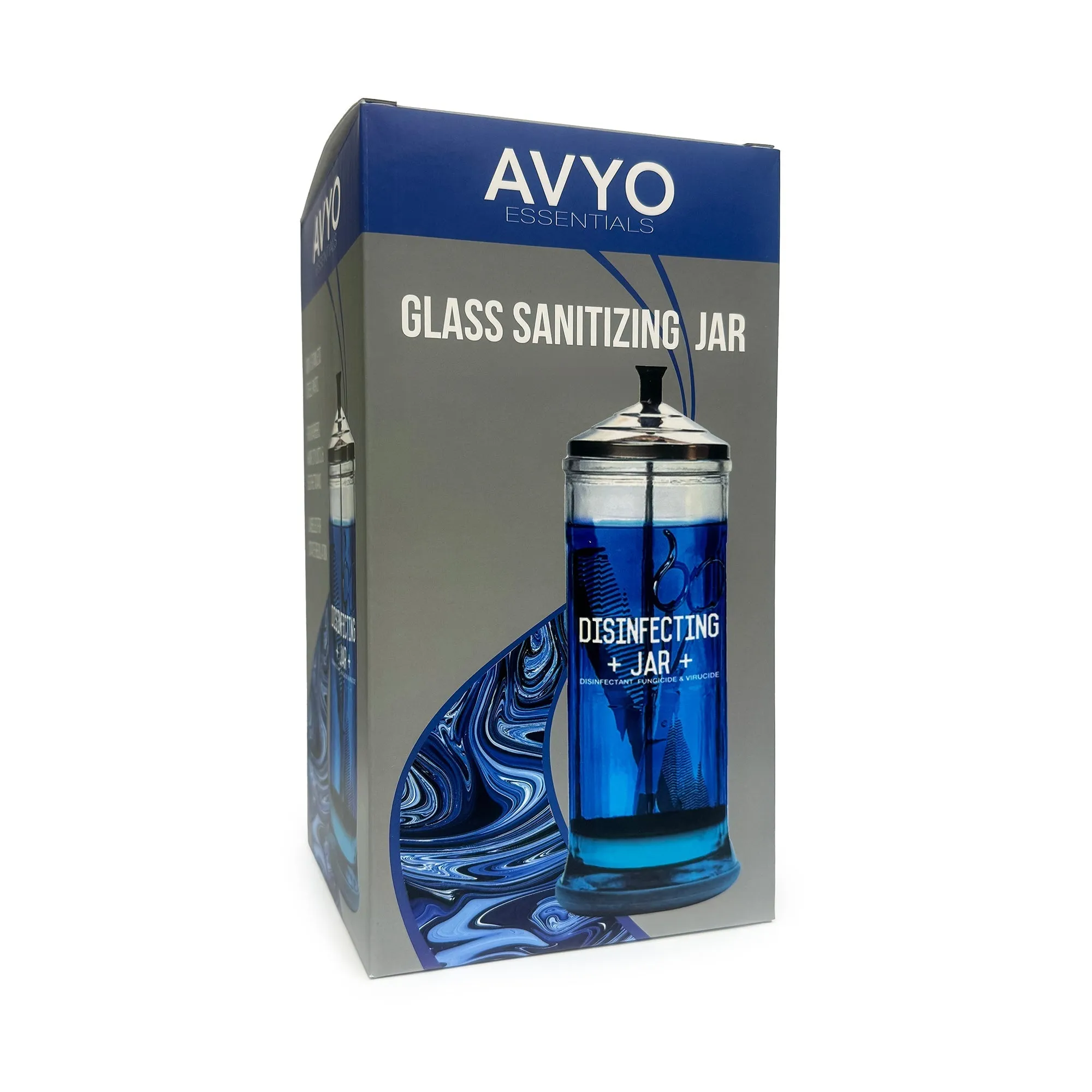 Glass Sanitizing Jar | 21 fl.oz. | AVYO