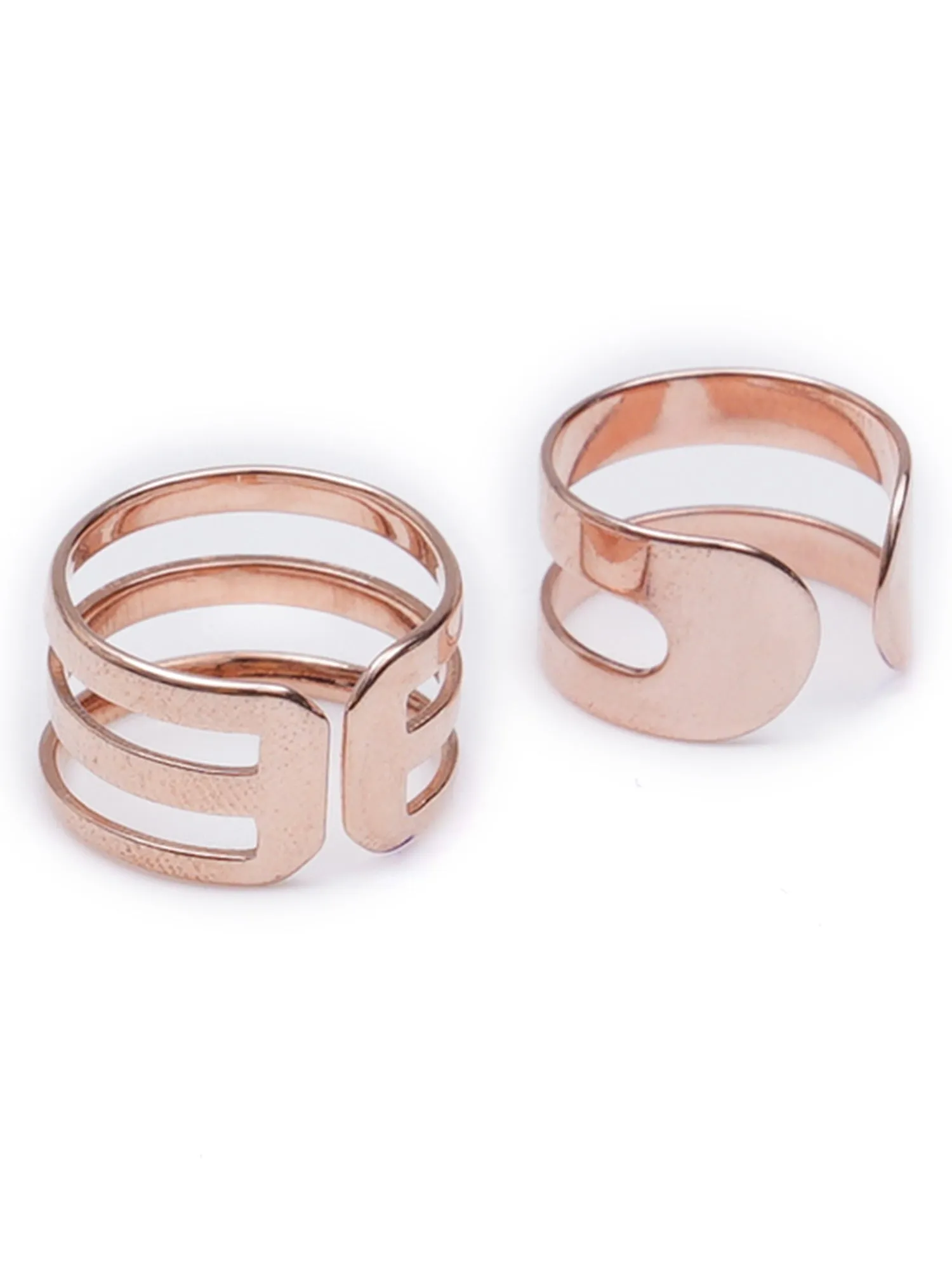 Goldplated Couple Band Ring