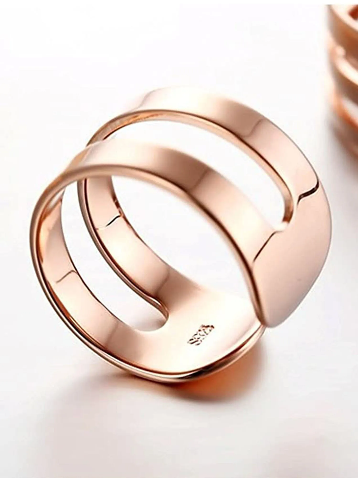 Goldplated Couple Band Ring