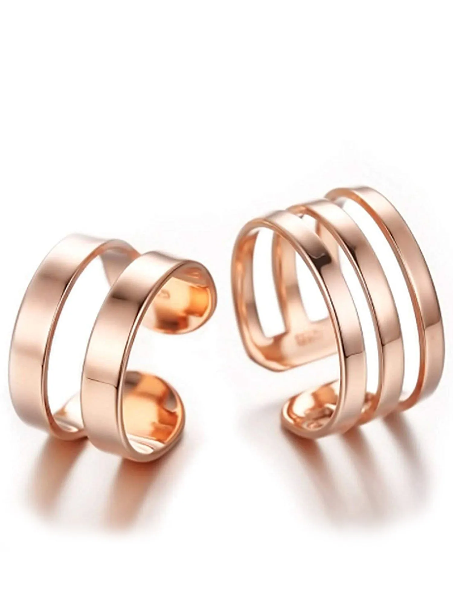 Goldplated Couple Band Ring