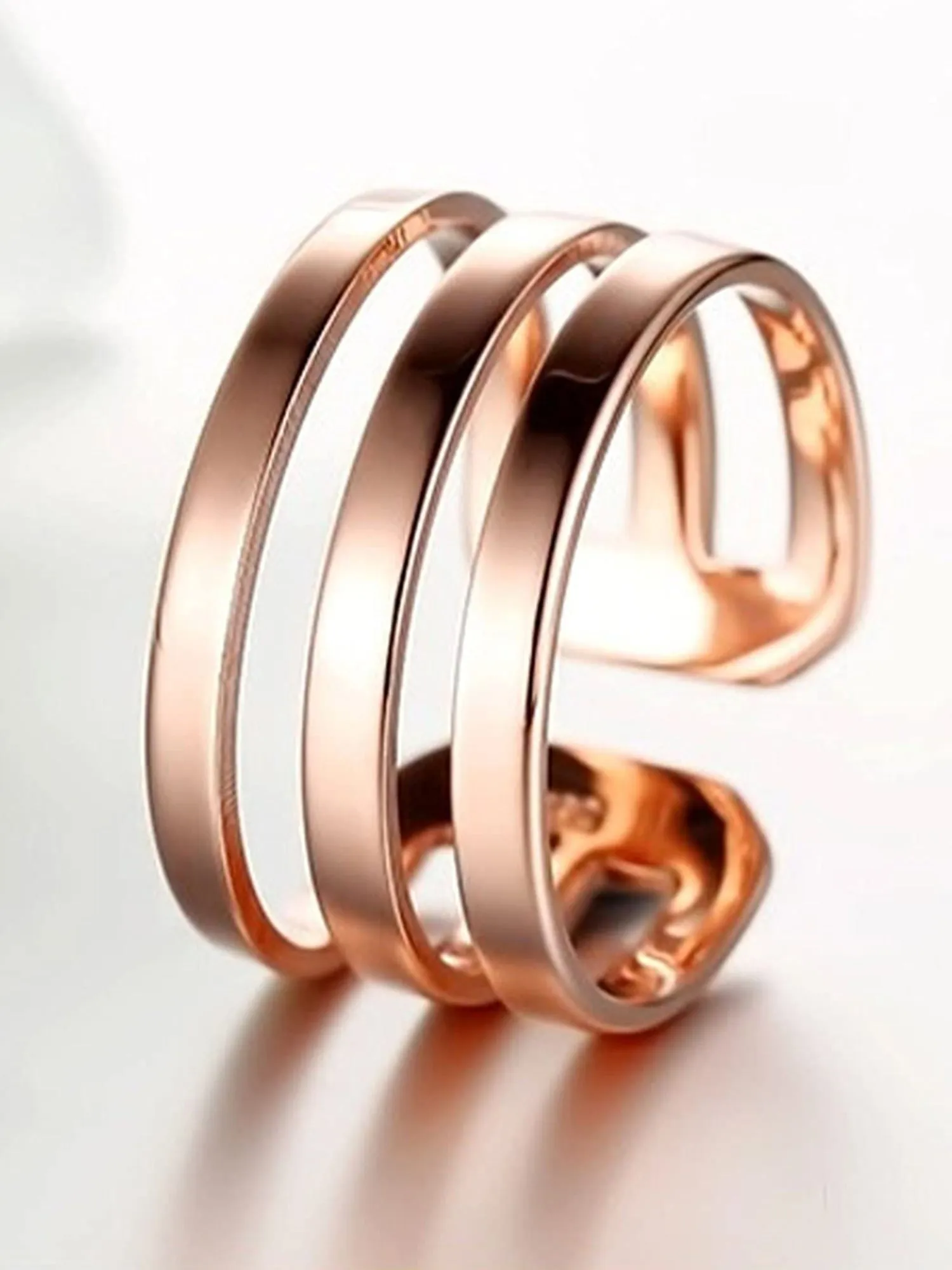 Goldplated Couple Band Ring