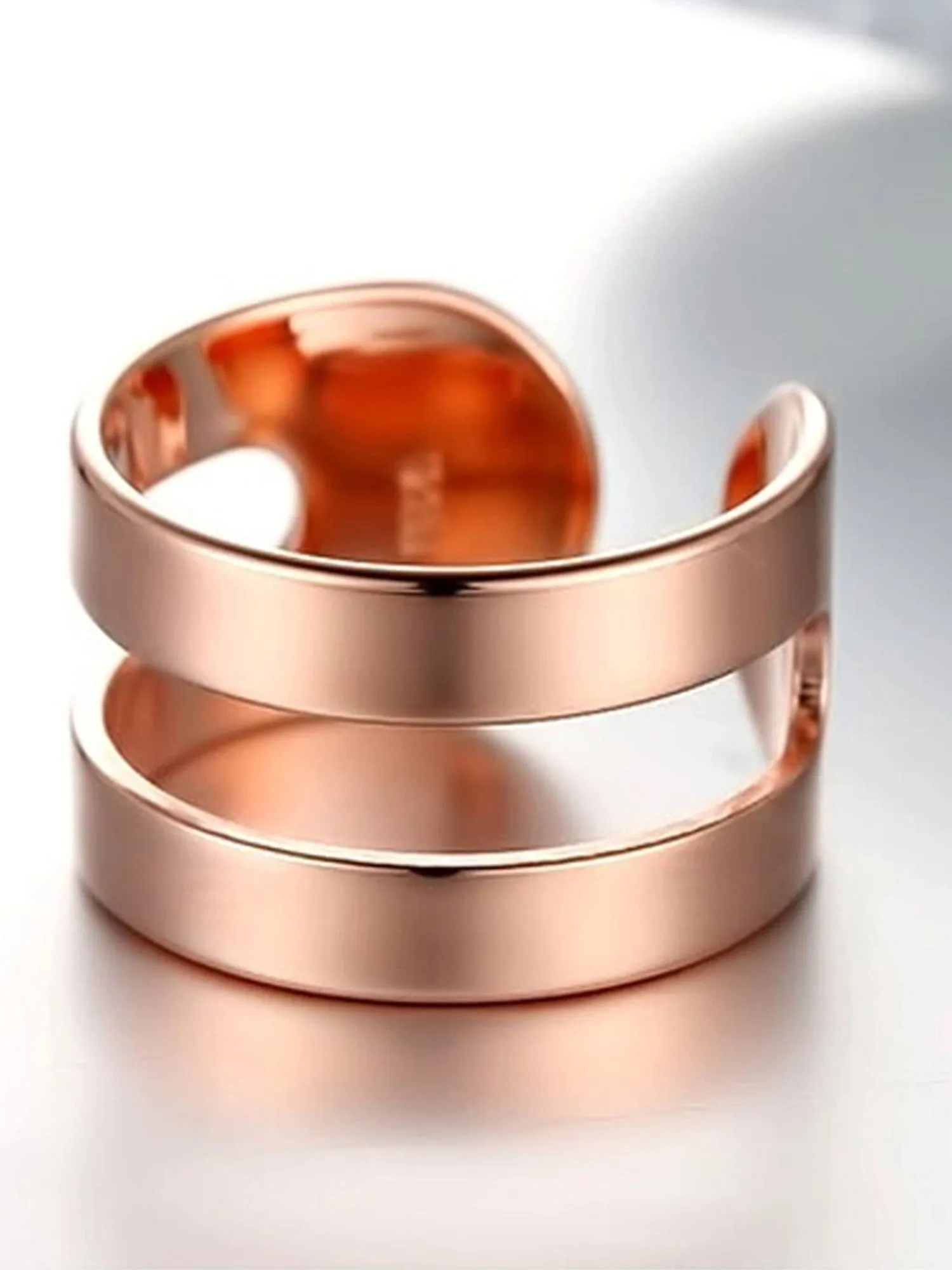 Goldplated Couple Band Ring
