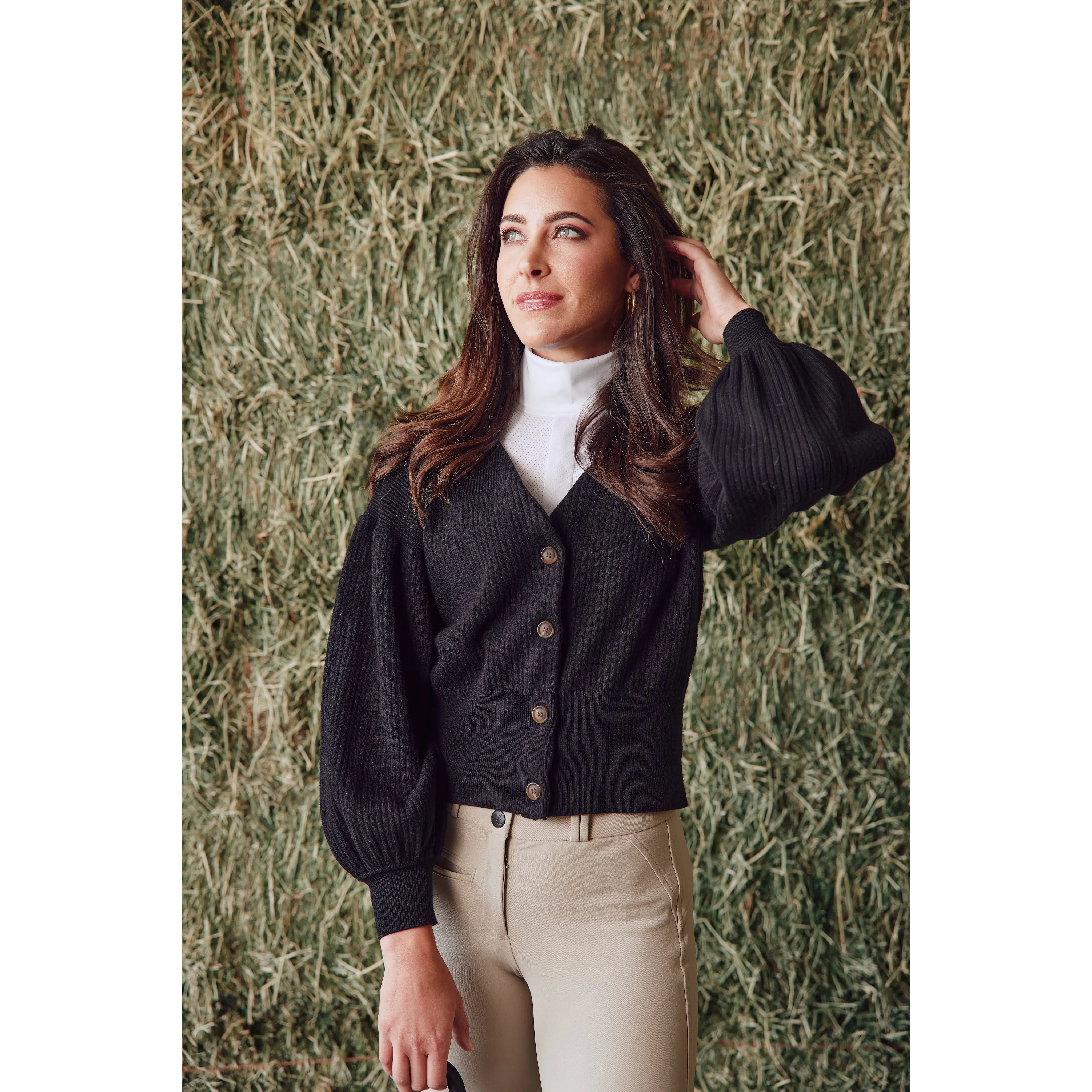 Grace | The Cardigan Sweater | Jet
