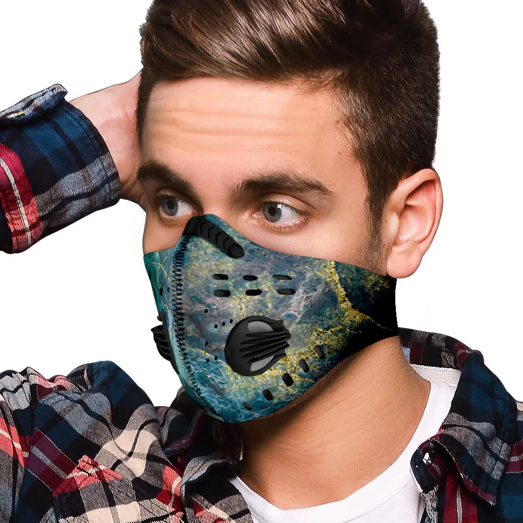 Green Marble Premium Face Mask