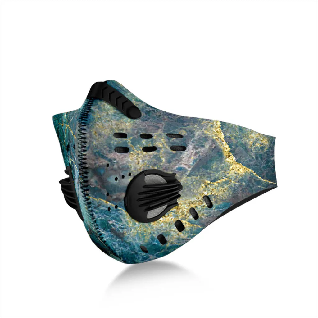 Green Marble Premium Face Mask