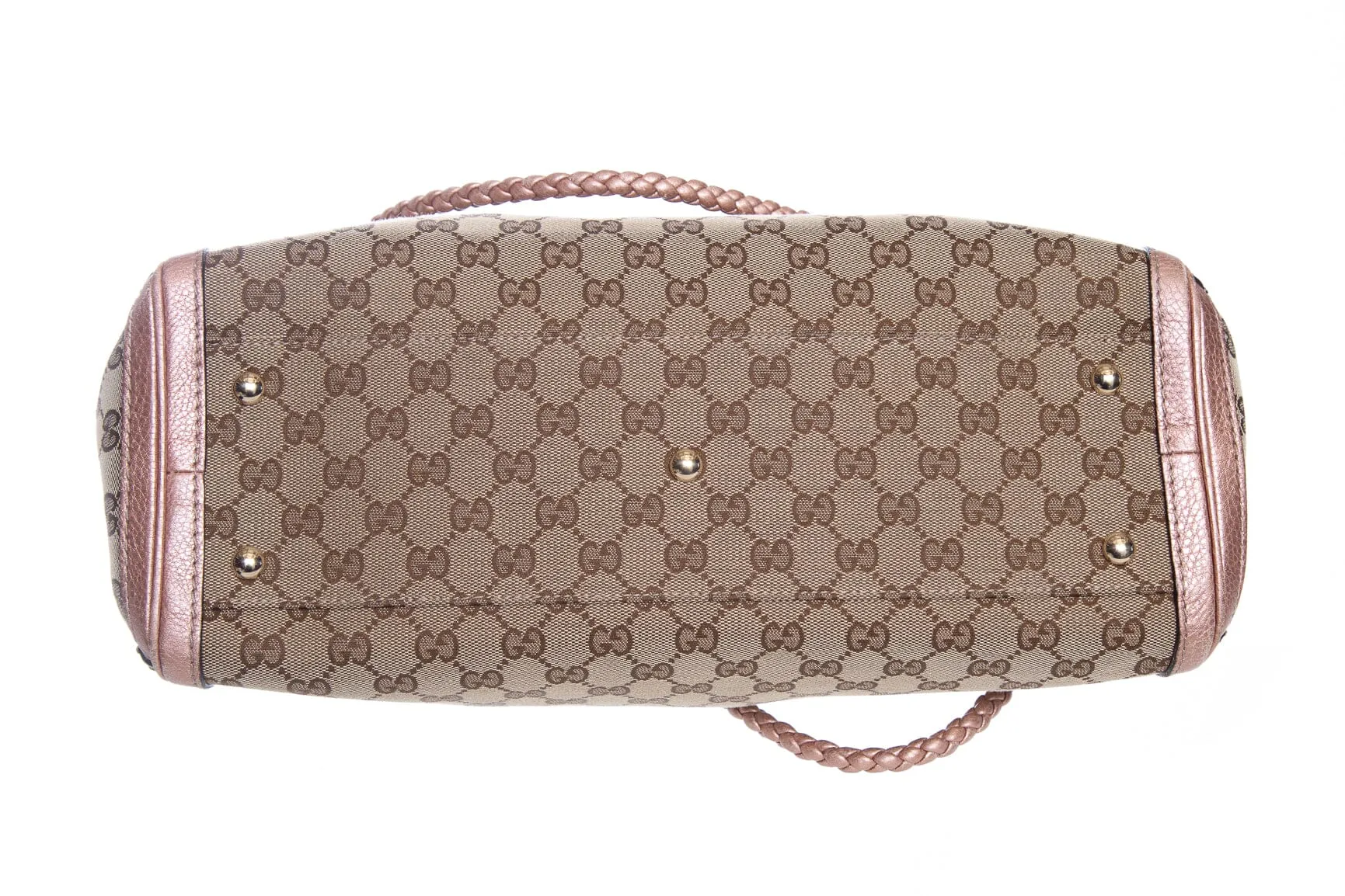 Gucci Monogram GG Canvas Bella Tassel Tote