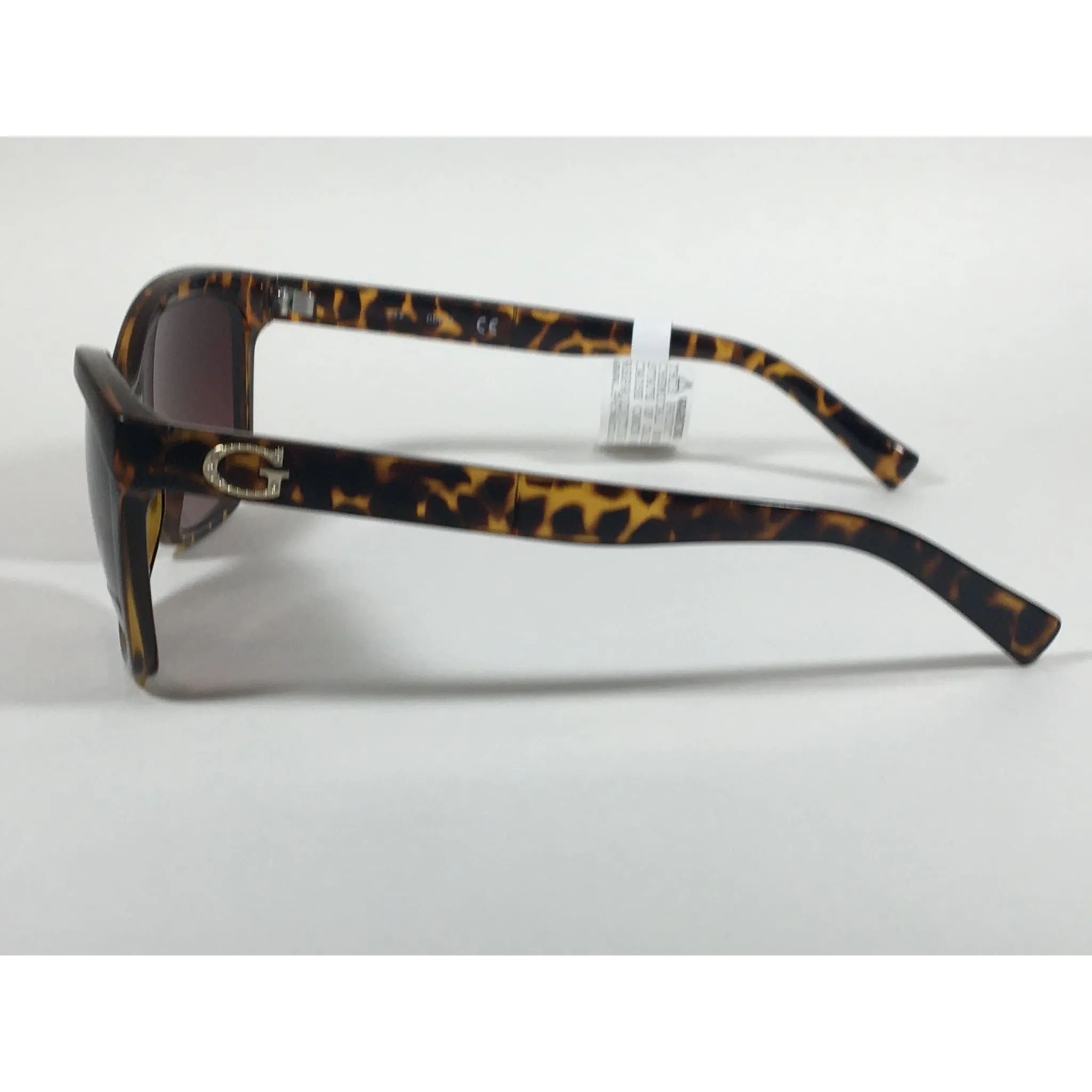 Guess Designer Sunglasses Dark Havana Brown Gradient Lens GF0300 52F