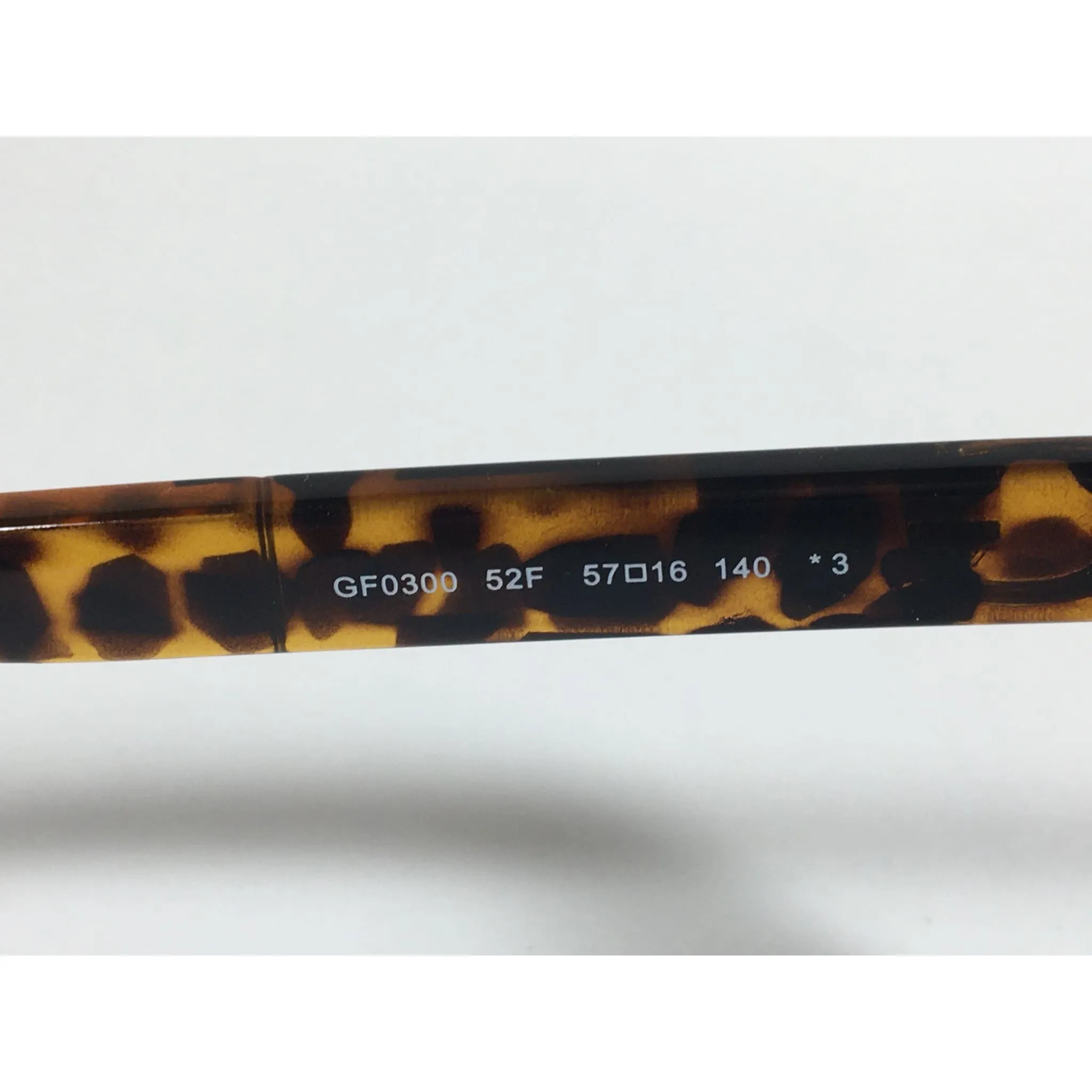 Guess Designer Sunglasses Dark Havana Brown Gradient Lens GF0300 52F