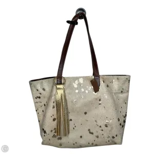 Handbag Leather By Cma, Size: Large
