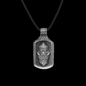 Handcrafted Odin Pendant Sterling Silver