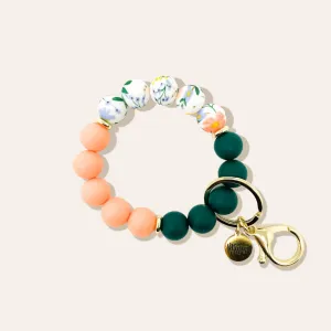Hands-Free Keychain Wristlet - Always In Bloom