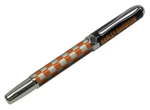 Harley-Davidson® Checkered Black Ink Pen w/ Black Gift Box, HDL-20113