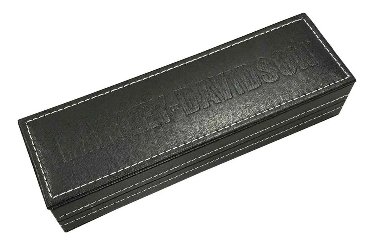 Harley-Davidson® Checkered Black Ink Pen w/ Black Gift Box, HDL-20113