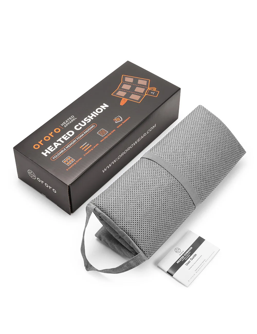 Heated Seat Cushion - Black (Battery Not Included)