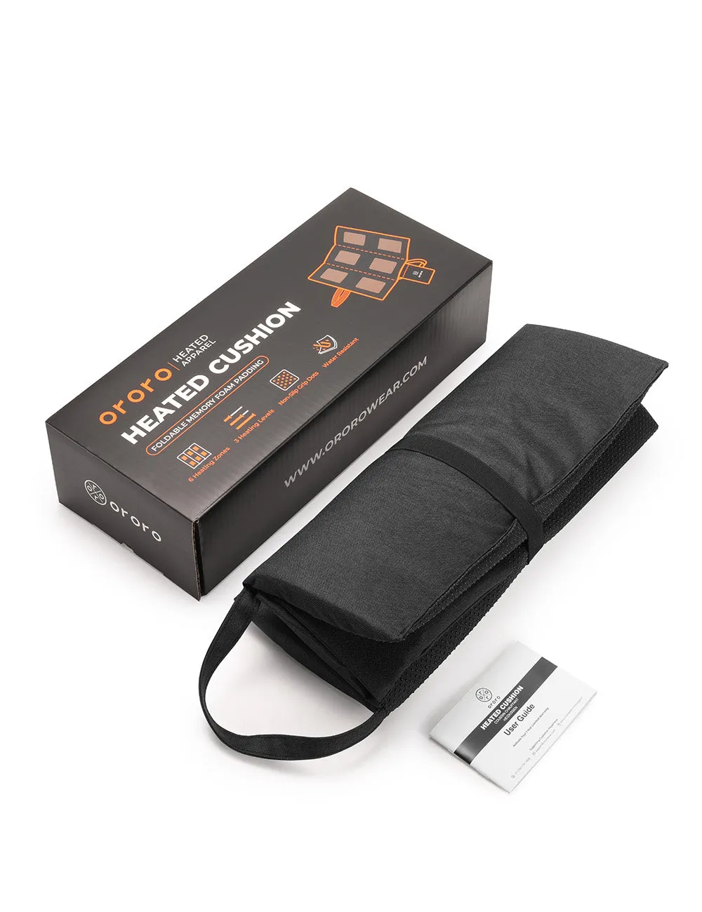 Heated Seat Cushion - Black (Battery Not Included)
