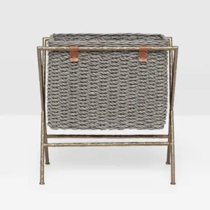 Hemley Magazine/Catalog Rack in Gray Seagrass