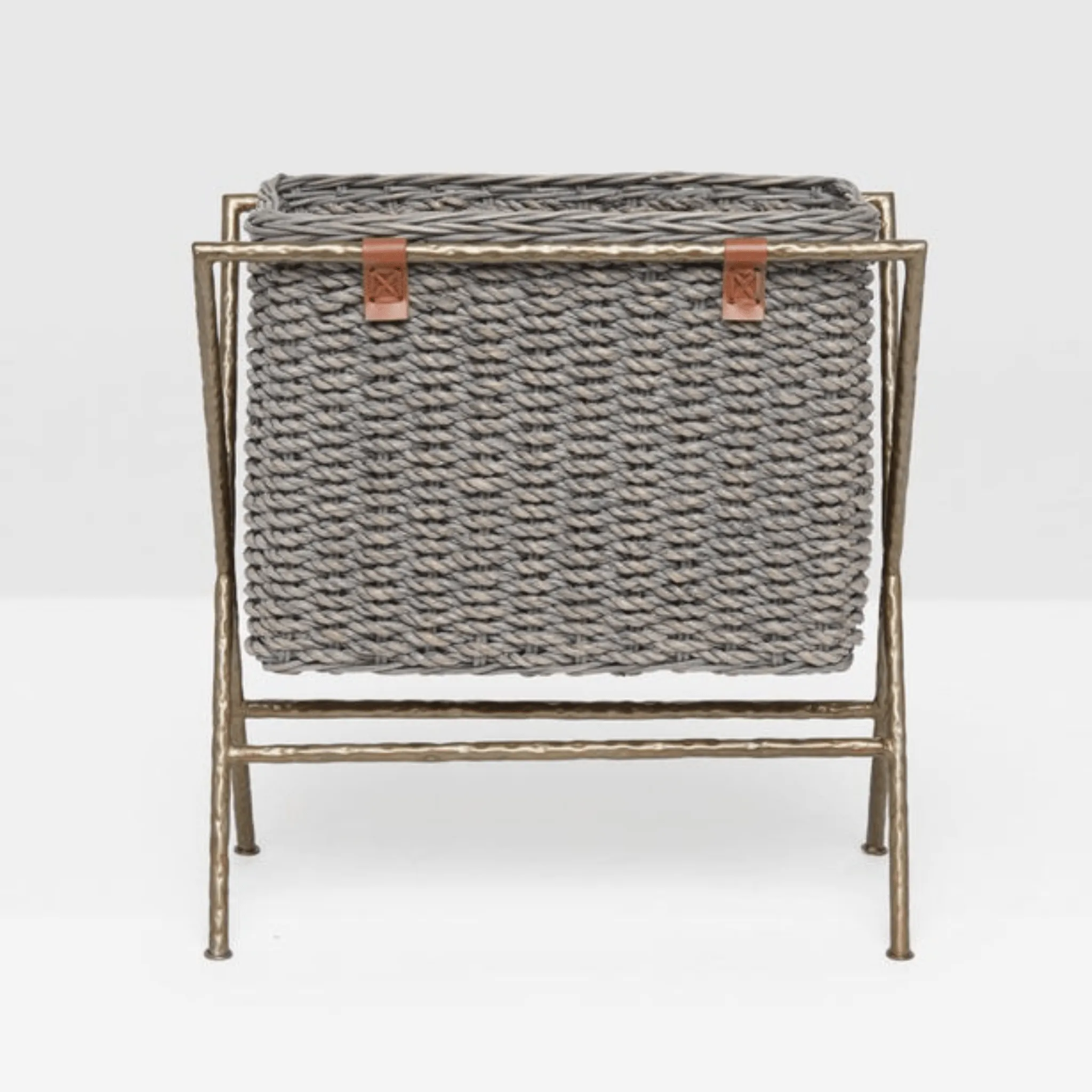 Hemley Magazine/Catalog Rack in Gray Seagrass