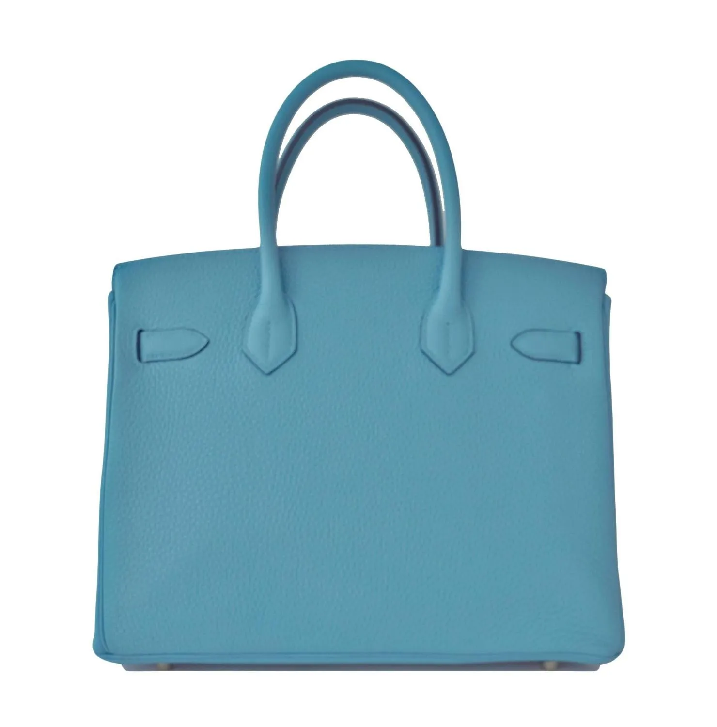 Hermes Blue Saint Cyr 30cm Birkin Gold GHW Satchel Bag Robin Egg Blue